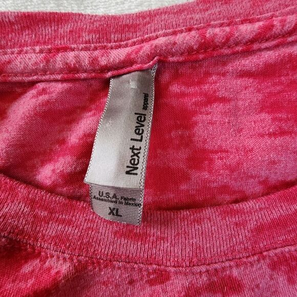 Next Level Apparel The Band Of Heathens Red Burnout Tshirt Size XL - Picture 6 of 7